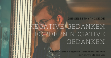 Negative Gedanken fördern negative Gedanken